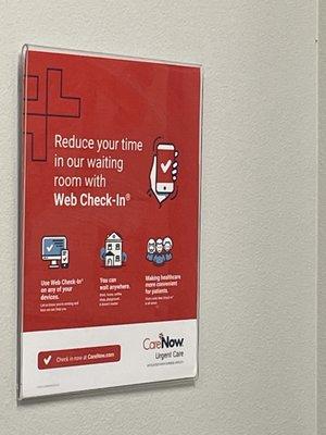 Web check-in