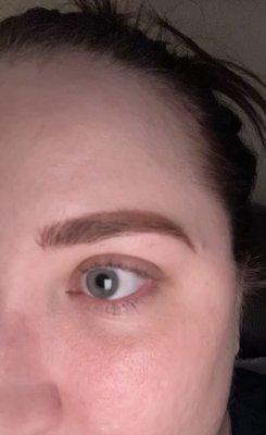 Client's Combo Brow - After Pic