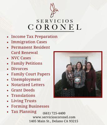 List of services