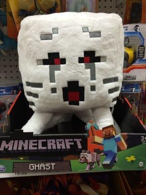 Giant Minecraft Ghast plushie