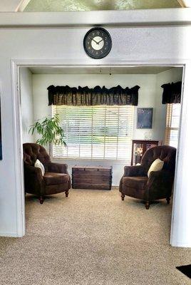 French door to open den conversion