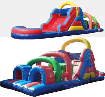 40' Wet/Dry Inflatable Obstacle Course (Ask About Our Special) www.Jumpers4less.com (408) 202-8262