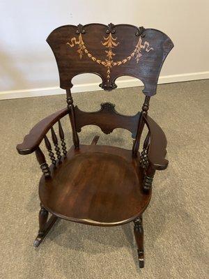 Early 19th century rocking chair restoration