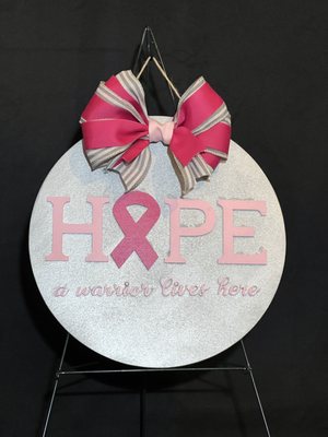 Breast Cancer Survivor/Warrior sign