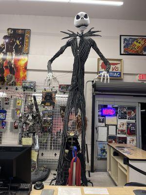 A giant Jack Skellington