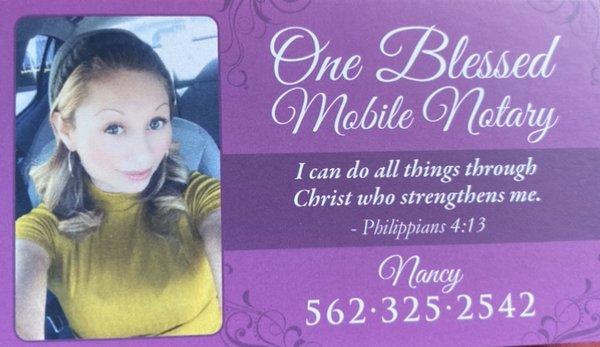 One Blessed Mobile Notary