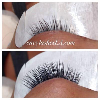 Classic Lashes Before and after