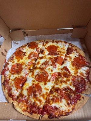 Pepperoni pizza $9