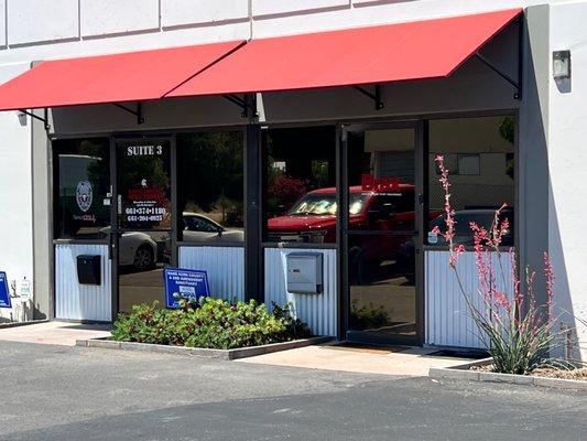 The front of the store training area