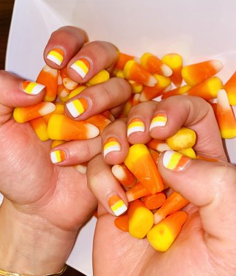 Candy Corn Nails