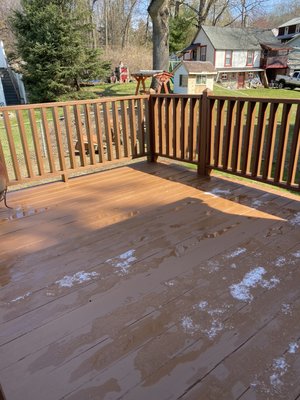 Deck painting