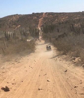 Dune buggy riding in Cabo San Lucas, Mexico