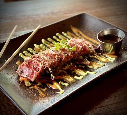 Sesame crusted tuna