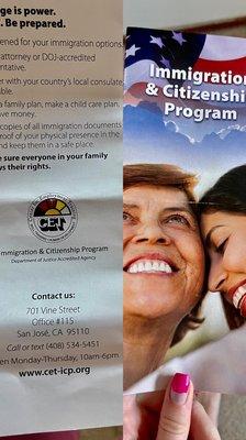 Not recommending - "CET Immigration & Citizenship Program"