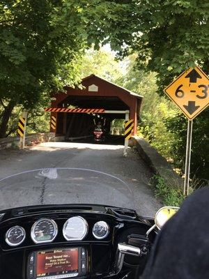 Covered bridge #7 for our trip before home bound!