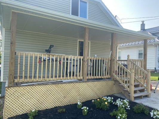 Deck In Back of house for customer