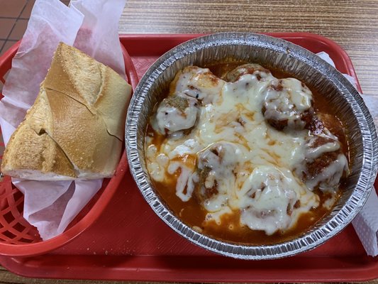 Ravioli with meatballs. Outstanding!