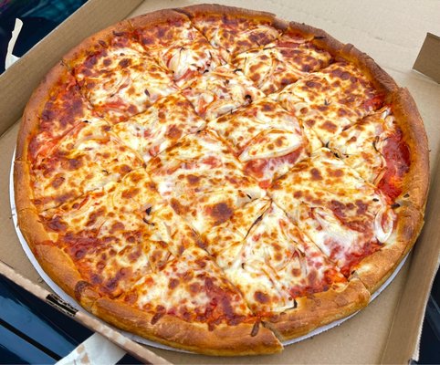 Pepperoni and onion large