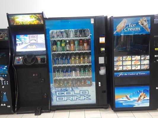 Games and vending machines