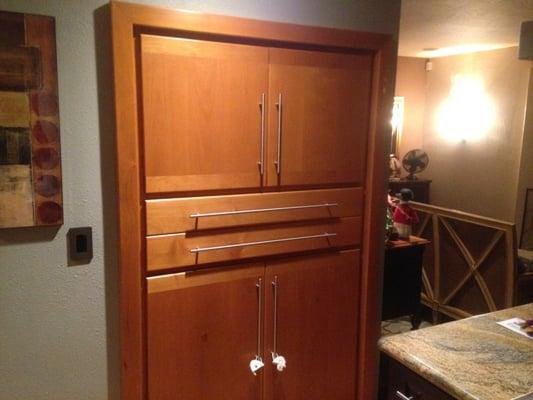 Custom Built-In Kitchen Pantry - After