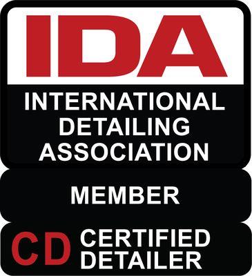 We are IDA Certified Detailers