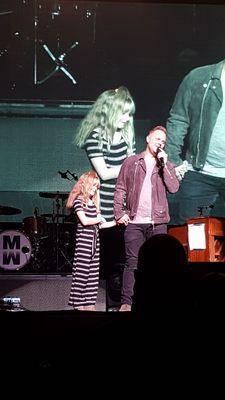 Matthew West and his Daughter at the Potter Center