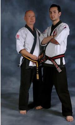 Grandmaster Dennis Ichikawa . Master Justin Ichikawa