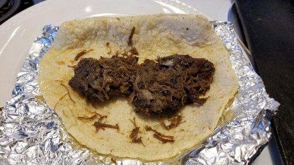 SAD BARBACOA TACO