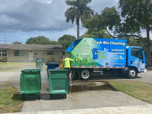 Bin cleaning