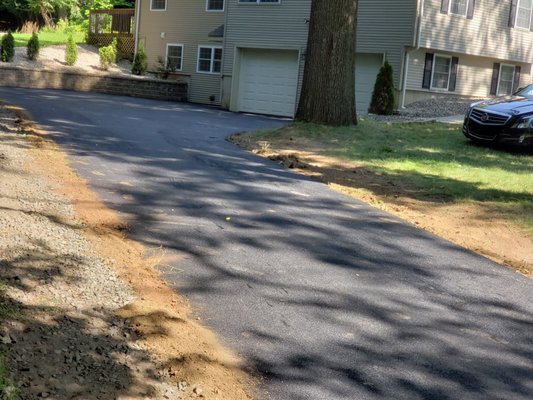 Beautiful driveway accents your home. Increasing the value of your home