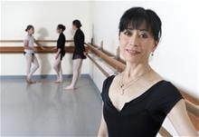 The wonderful Maria Spremich teaching a ballet class.