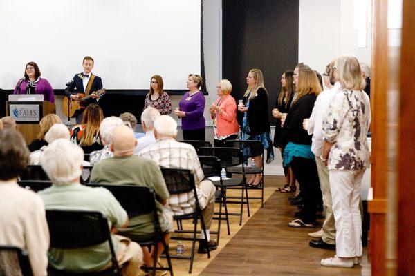 Each year, we host a Celebration of Life for patient families, caregivers, and our staff, to remember those who have passed away.