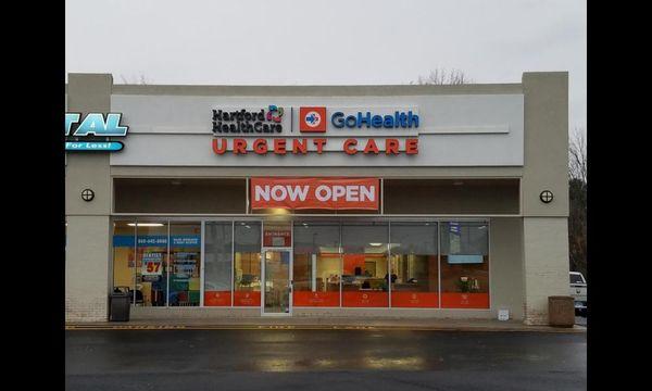 Hartford HealthCare-GoHealth Urgent Care Manchester, CT Location Entrance