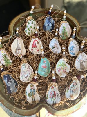 Oyster Shell Ornaments