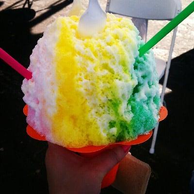 Ahh so good! Shaved ice.