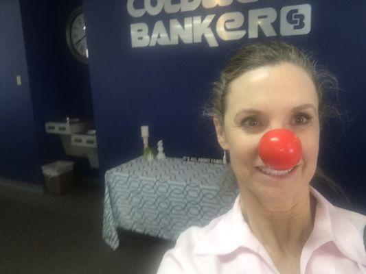 Celebrating Red Nose Day to help support Feeding America. You