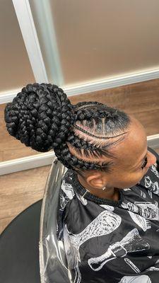 Up do braids