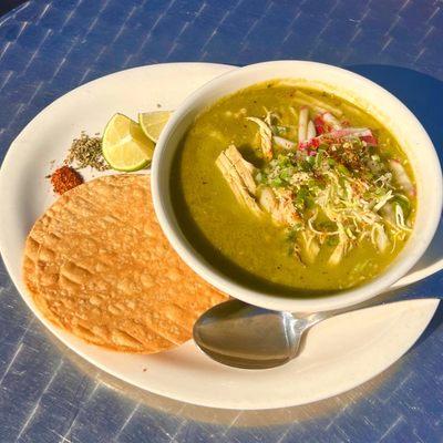 Pozole Verde feeds the soul!