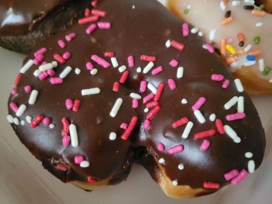 Chocolate sprinkle donut