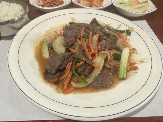 Beef bulgogi