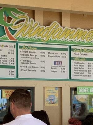 Menu prices as of 7/31/2019