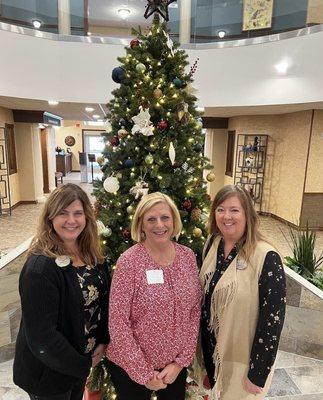 Our wonderful Senior Living Specialist Tammy, Caryn, and Colleen touring one of the Triangles newest Independent Living Community!