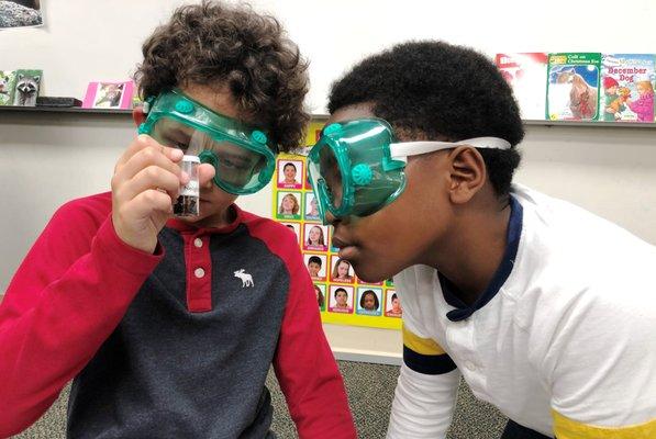 Hands-on science experiments are an important part of a STEAM education.