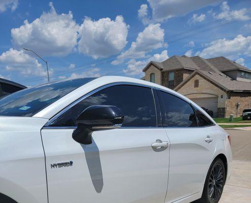 Toyota Avalon tint complete.