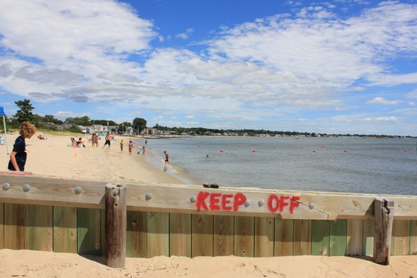 the other side of the beach, not sure if that is limited to residents only