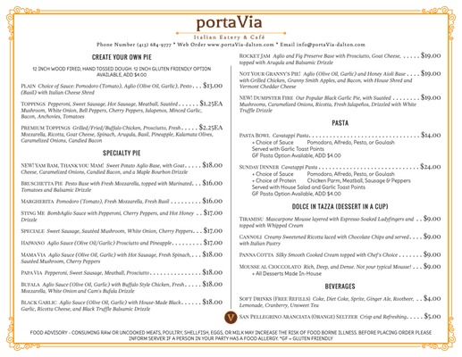 portaVia Menu Page 2 23.12.01