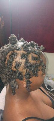 Loc curl  style