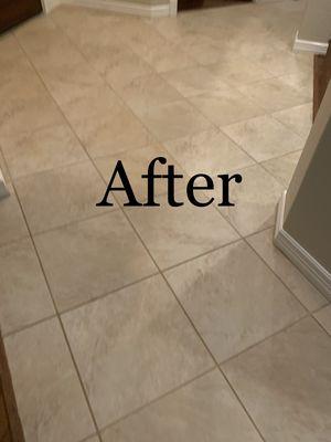 Title and grout cleaning