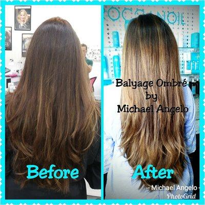 This is a subtle and natural Ombré suitable for this high profile trial attorney and mother of an 18 month-old daughter.