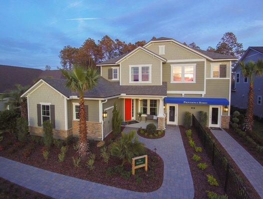 The providence Homes Madison Model in The Outlook at Nocatee